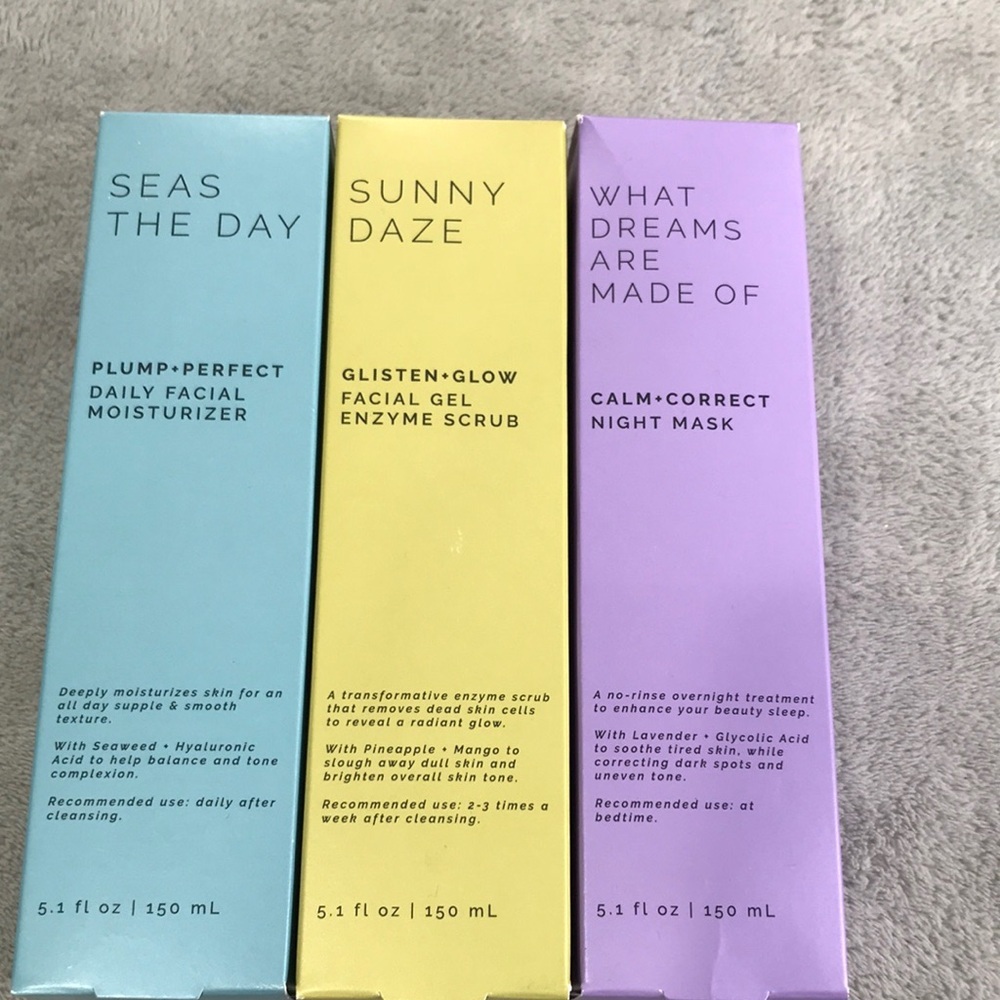 Sun & Moon Trio of Boxed Skin Care New